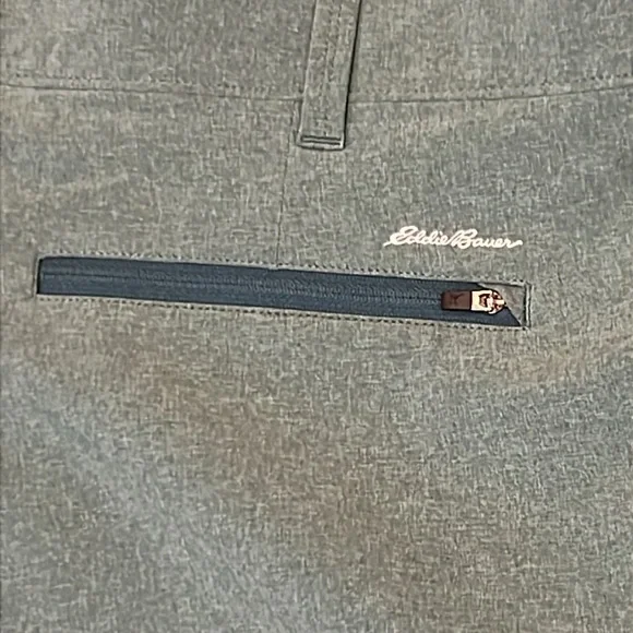 NWT Eddie Bauer Amphib Cargo Shorts Outdoor 38 Waist Athletic Hiking Blue - Picture 15 of 16